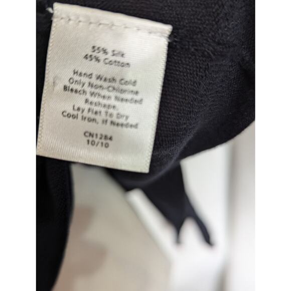 Talbots Womens Cardigan sz 3X VGUC Twisted ribbing Silk/cotton see photos mea - Picture 9 of 10